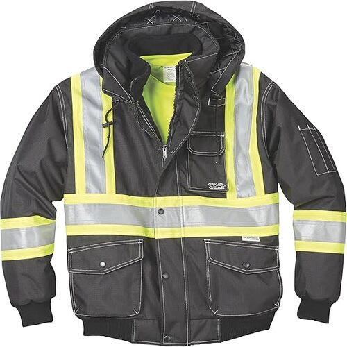 GRAVEL GEAR アクティブジャケット M Men's Gravel Gear Class 3 High Visibility 4-in-1 Parka